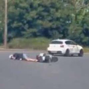 Podcast: Vespa rider left unconscious in road after hit-and-run at Whitfield roundabout near Dover